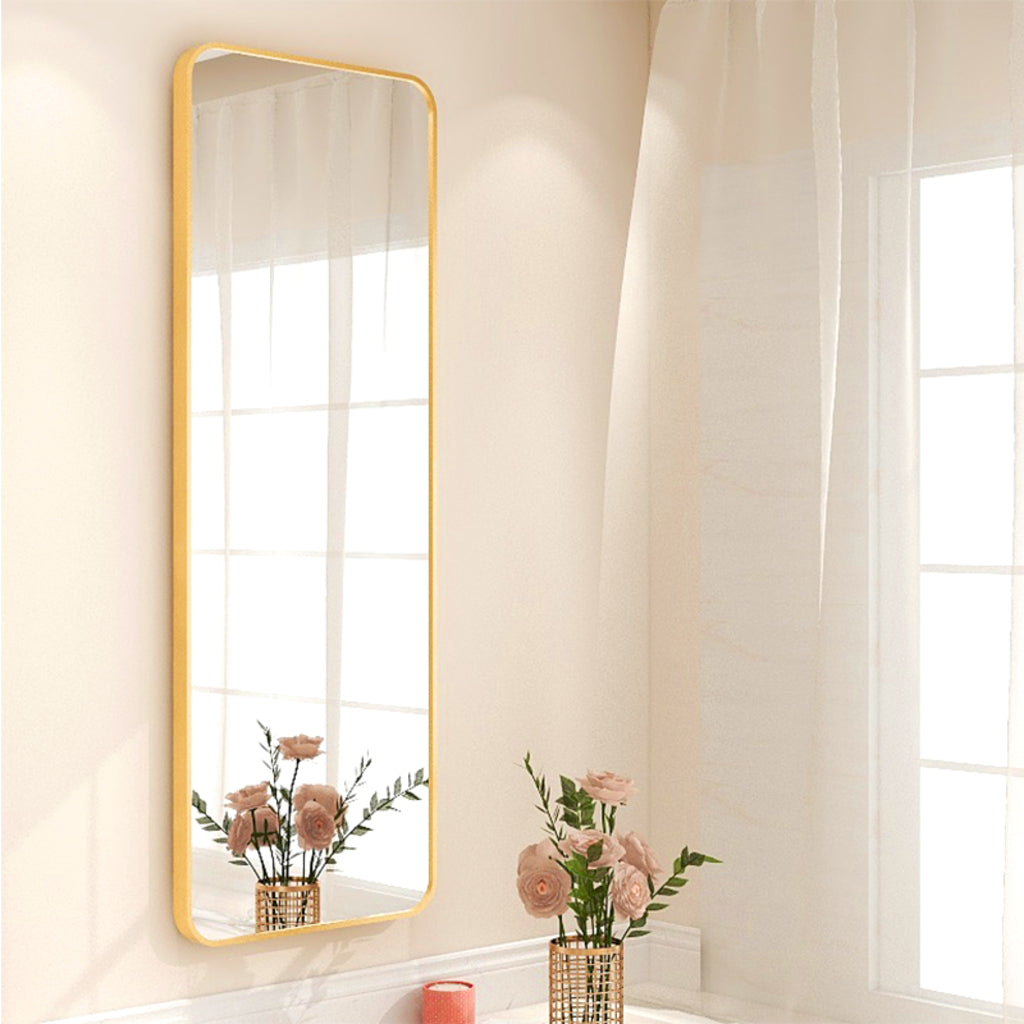 Stojací zrcadlo – sada zrcadel po celé délce pro moderní minimalistickou výzdobu
