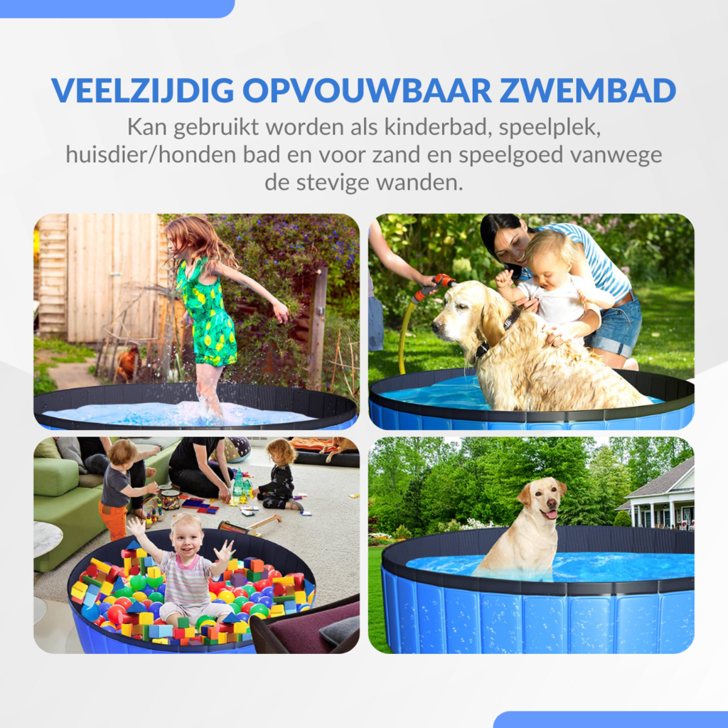 Piscina para niños y mascotas: la solución perfecta para refrescarse durante las olas de calor
