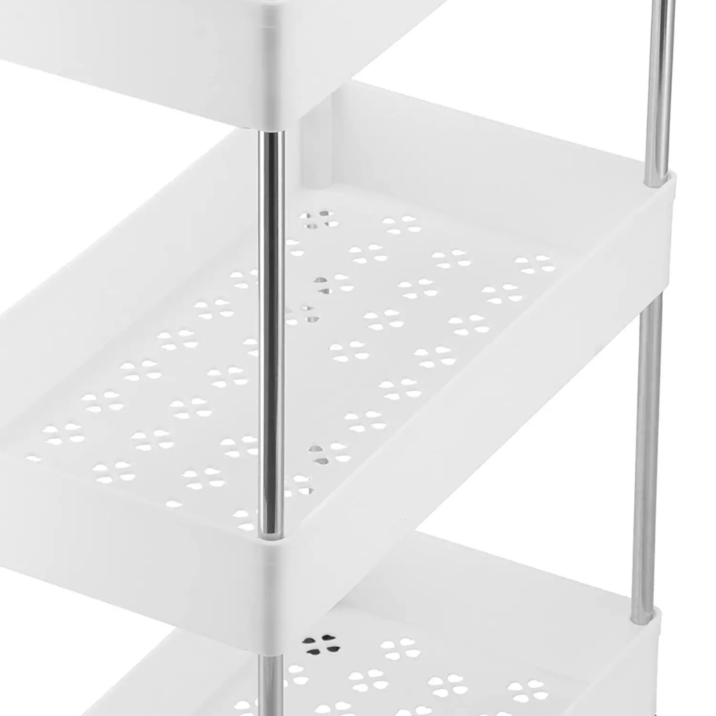 3-tier metal utility rack