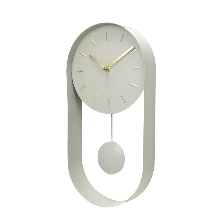 Wandklok Sofia Minimalistische Pendel Nordic Design  20 cm - Groen