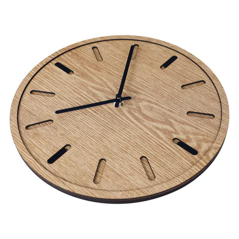 Reloj de pared Bogotá Diseño Escandinavo Madera 30 cm - Beige