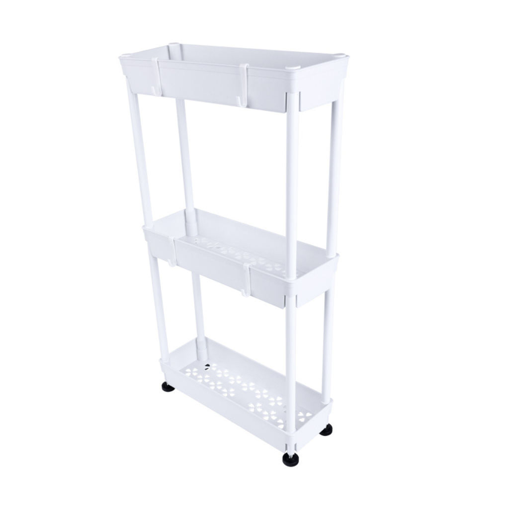 3-tier metal utility rack
