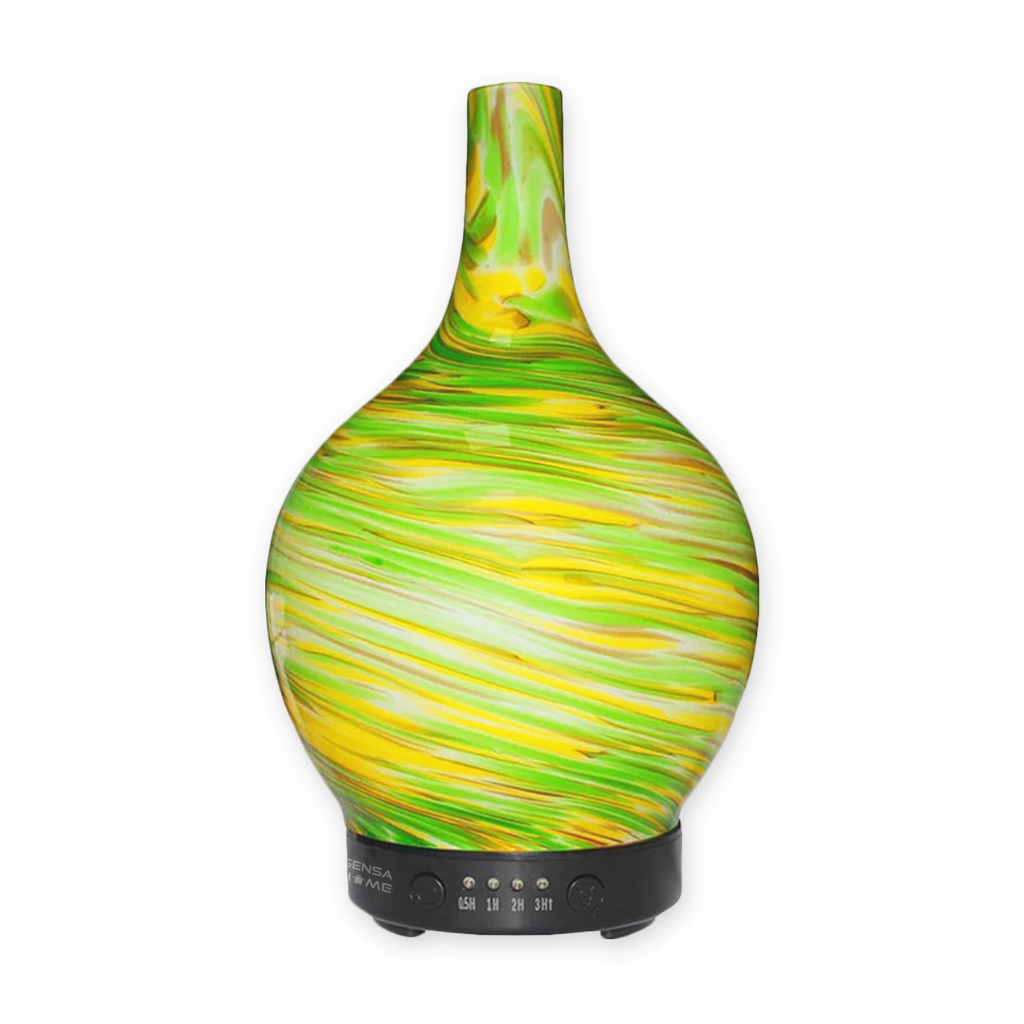 Diffuseur d'arômes en verre - 7 couleurs LED - 100 ml