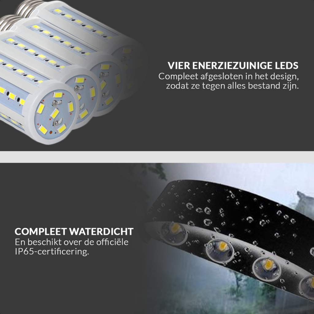 LED vägglampa för inomhus och utomhus