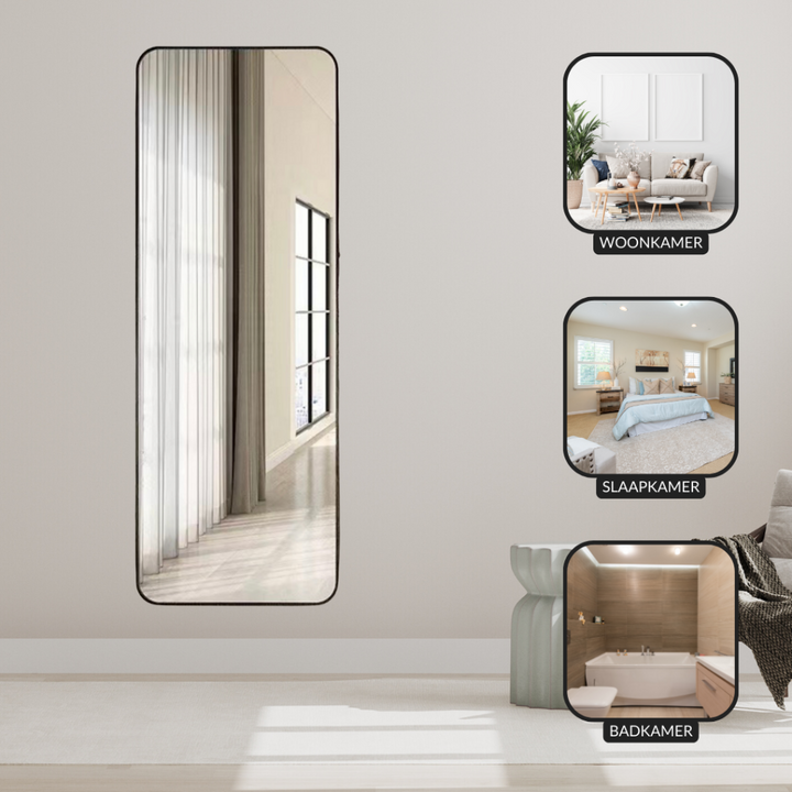 Specchio da terra - Specchio moderno e minimalista a figura intera