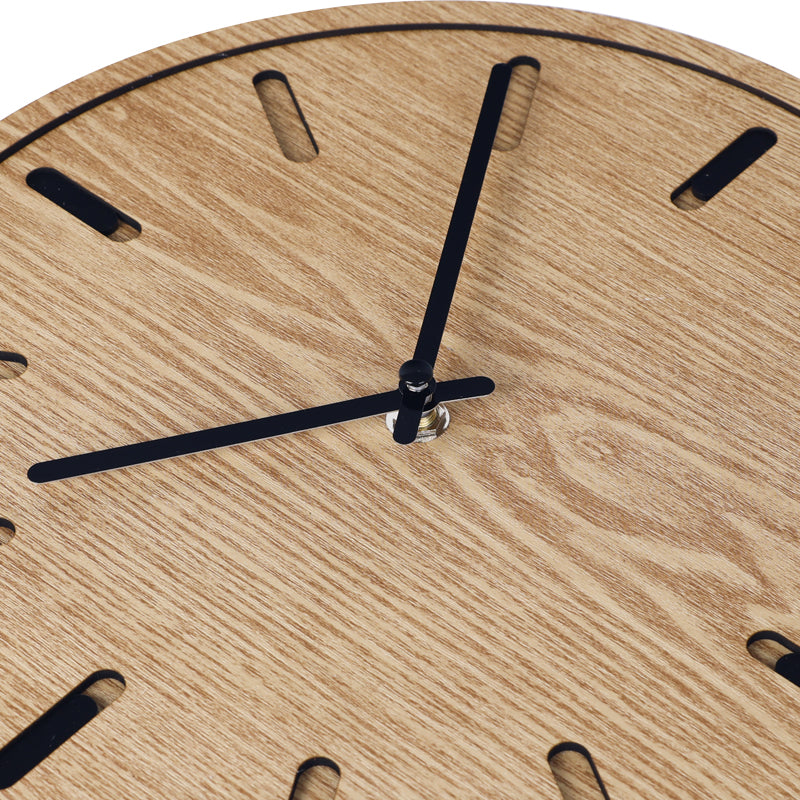 Reloj de pared Bogotá Diseño Escandinavo Madera 30 cm - Beige