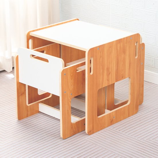 Montessori toddler table with 2 chairs