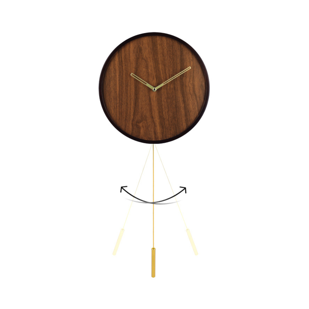 Stockholm pendulum wall clock Ø30cm
