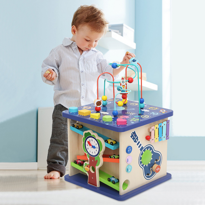 Cube d'activités Montessori pour les tout-petits