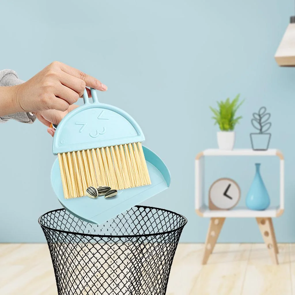 Buxibo – Reinigungsset für Kinder – Reinigungsset für Kinderspielzeug – Haushaltswerkzeuge aus Holz – Mini-Besen/Kehrschaufel/Mopp/Staubwedel – Montessori-Pädagogik – Mehrfarbig