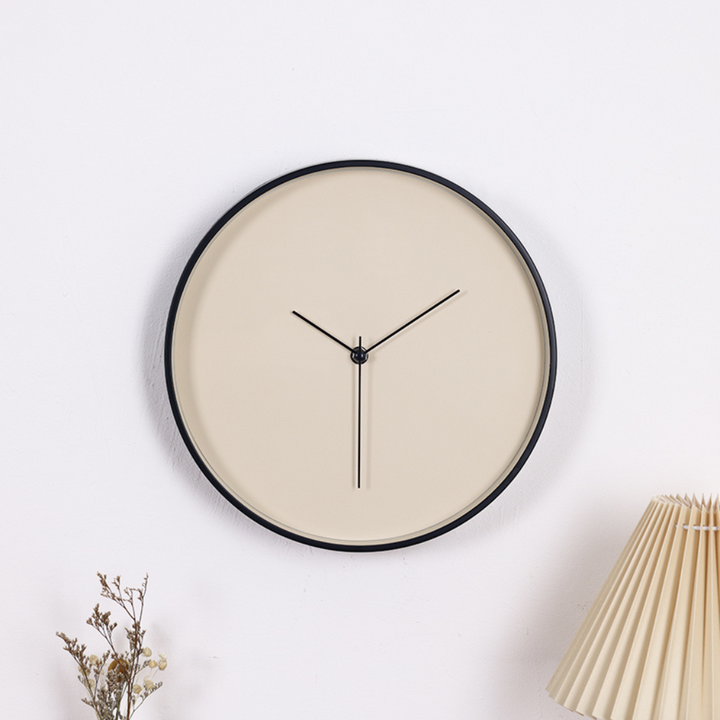 Wandklok London Minimalistisch Nordic Design 30 cm - Beige