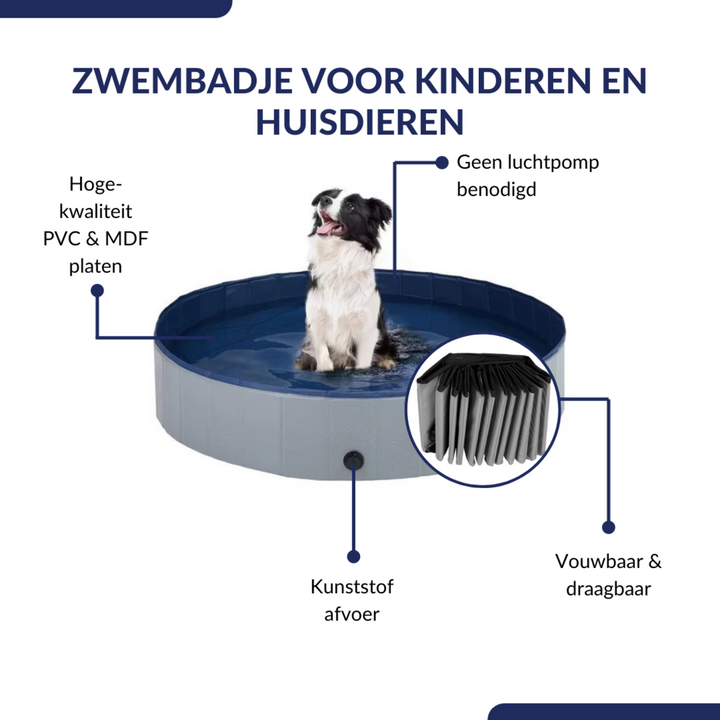 Aufstellpool für Kinder und Haustiere mit UV-Schutz