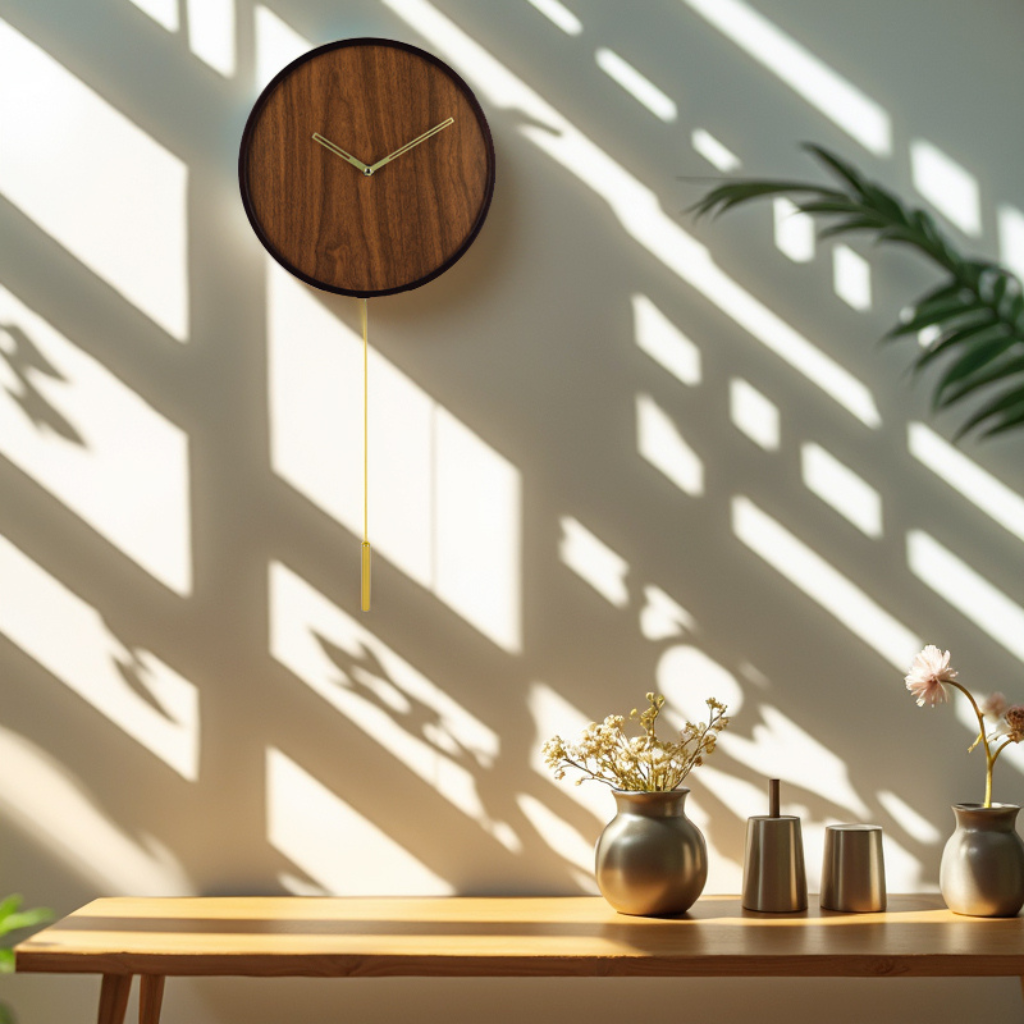 Stockholm pendulum wall clock Ø30cm