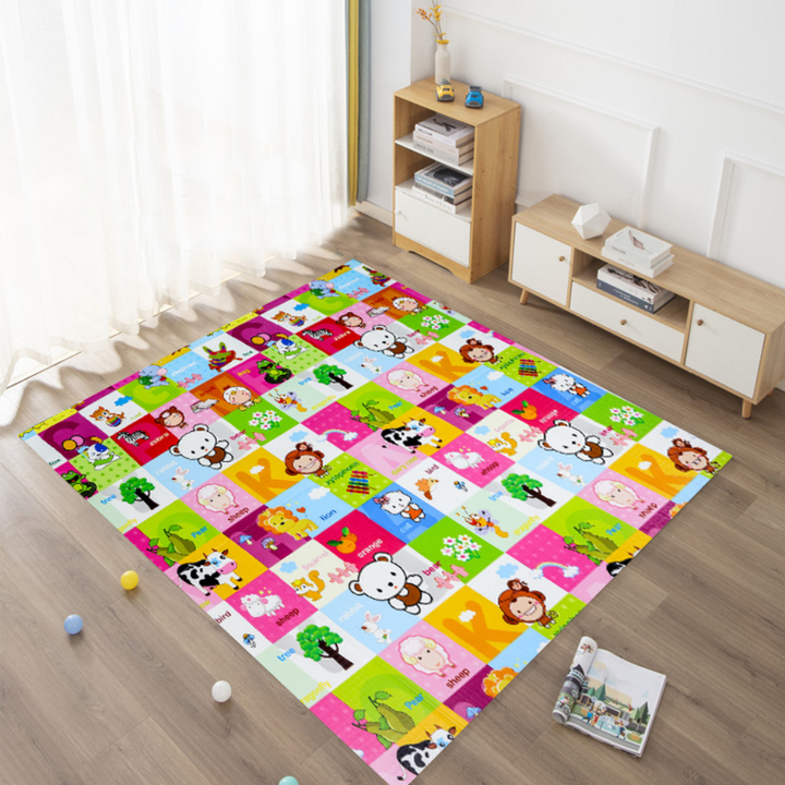 Double-sided foam play mat for children (Natural)