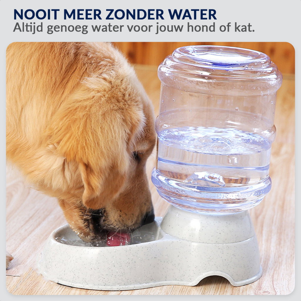 Dog/Cat Drinking Bowl - Transparent (3.8L)