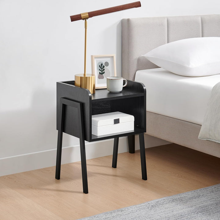 Bedside table open design