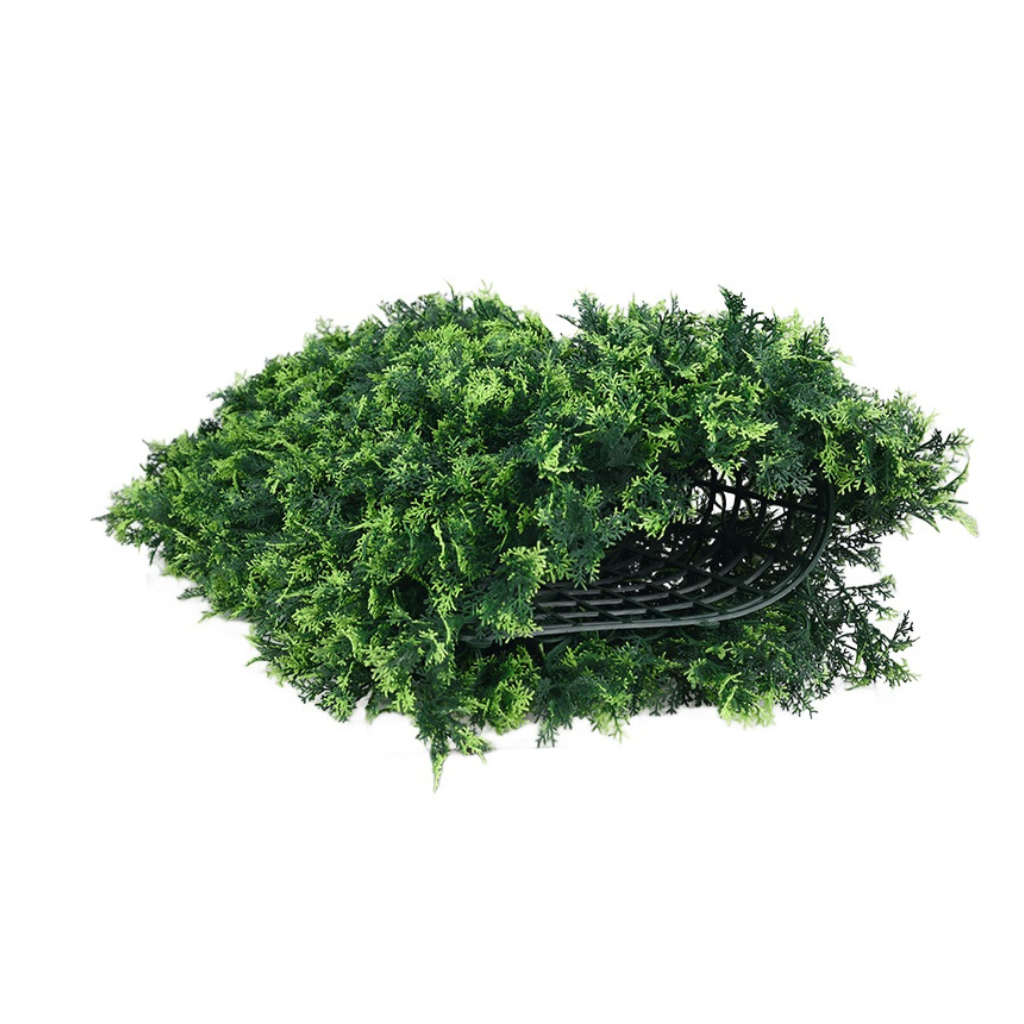 Artificial Hedge Set 4 Green Wall and Artificial Ivy Olive