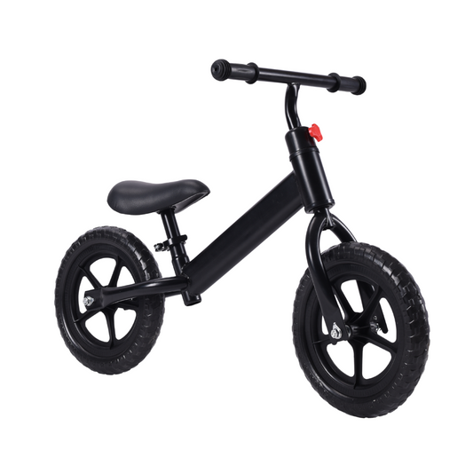 Black balance bike for kids