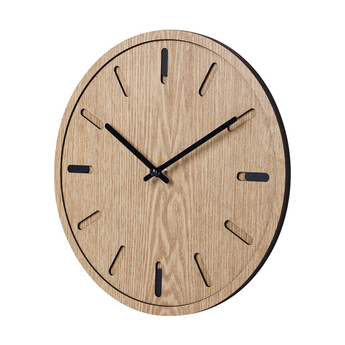 Wall clock Bogota Scandinavian design wood Ø 30 cm