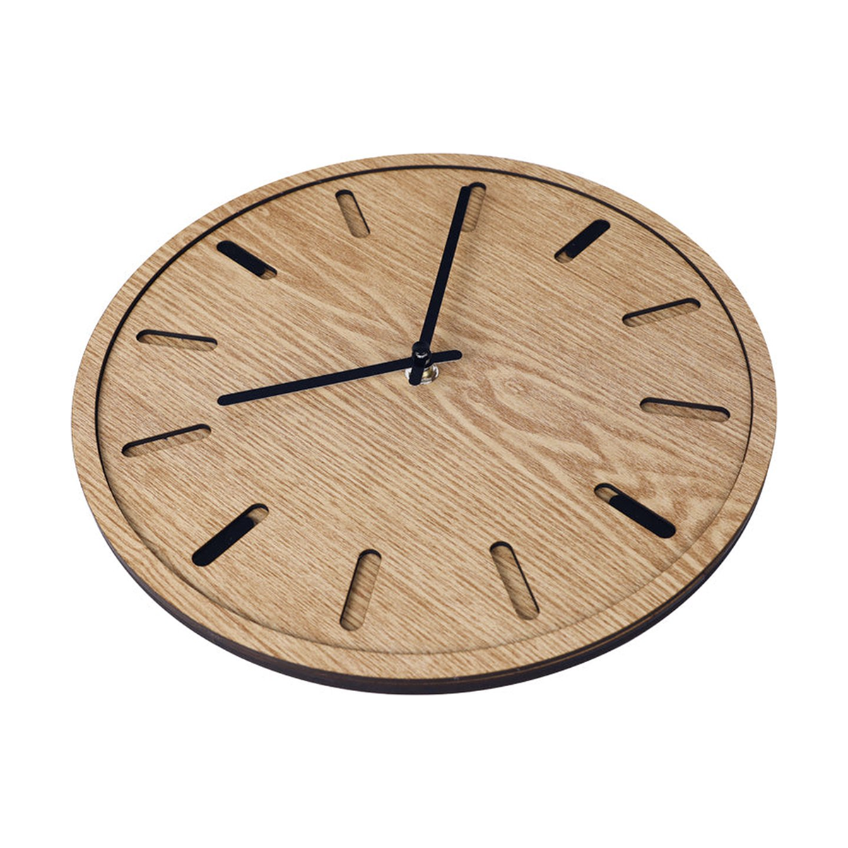 Wall clock Bogota Scandinavian design wood Ø 30 cm