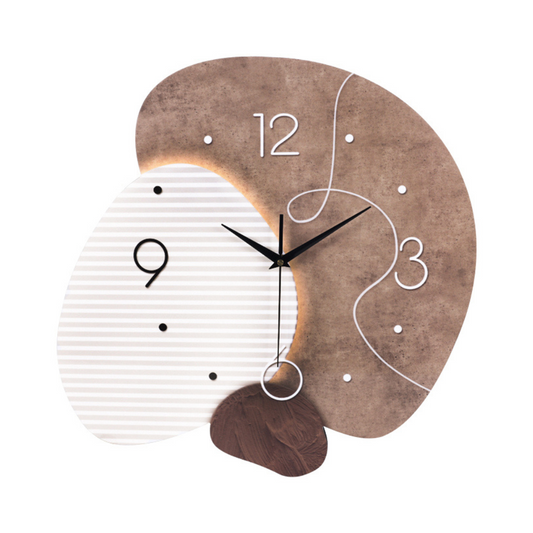 Wall clock Madrid luxury Japandi  Ø 50 cm