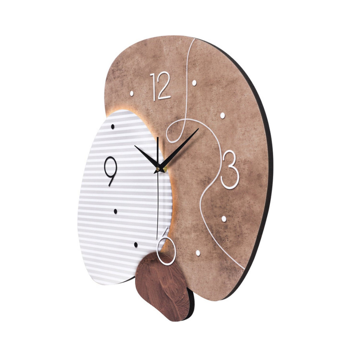 Reloj de pared Madrid lujo Japandi Ø 50 cm