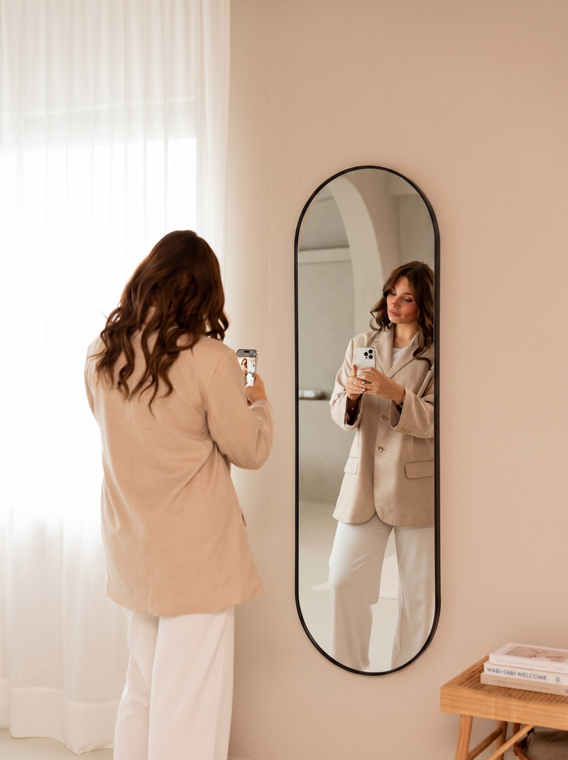 Oval wall mirror Elian