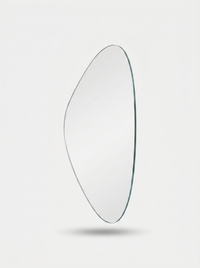Asymmetrical LED bathroom mirror Noah