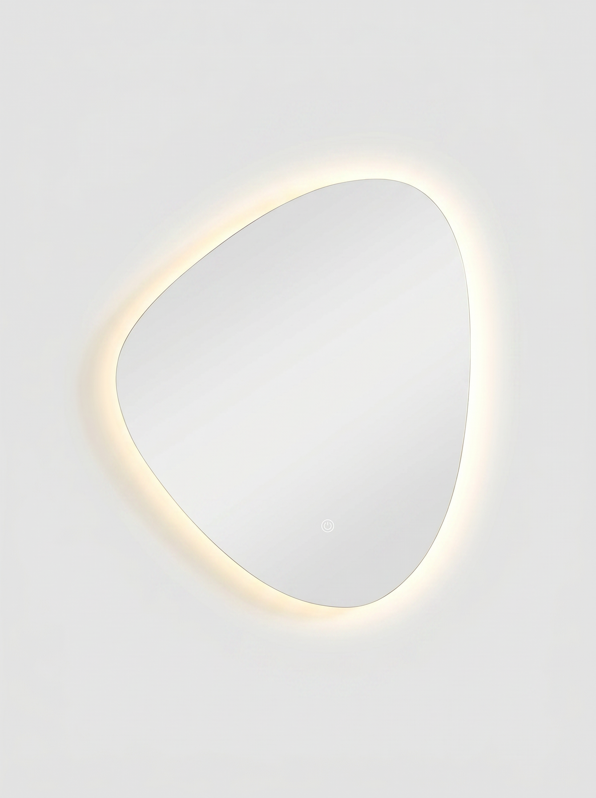 Asymmetrical LED bathroom mirror Noah