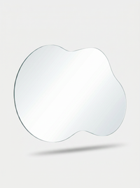 Asymmetrical LED bathroom mirror Nathan