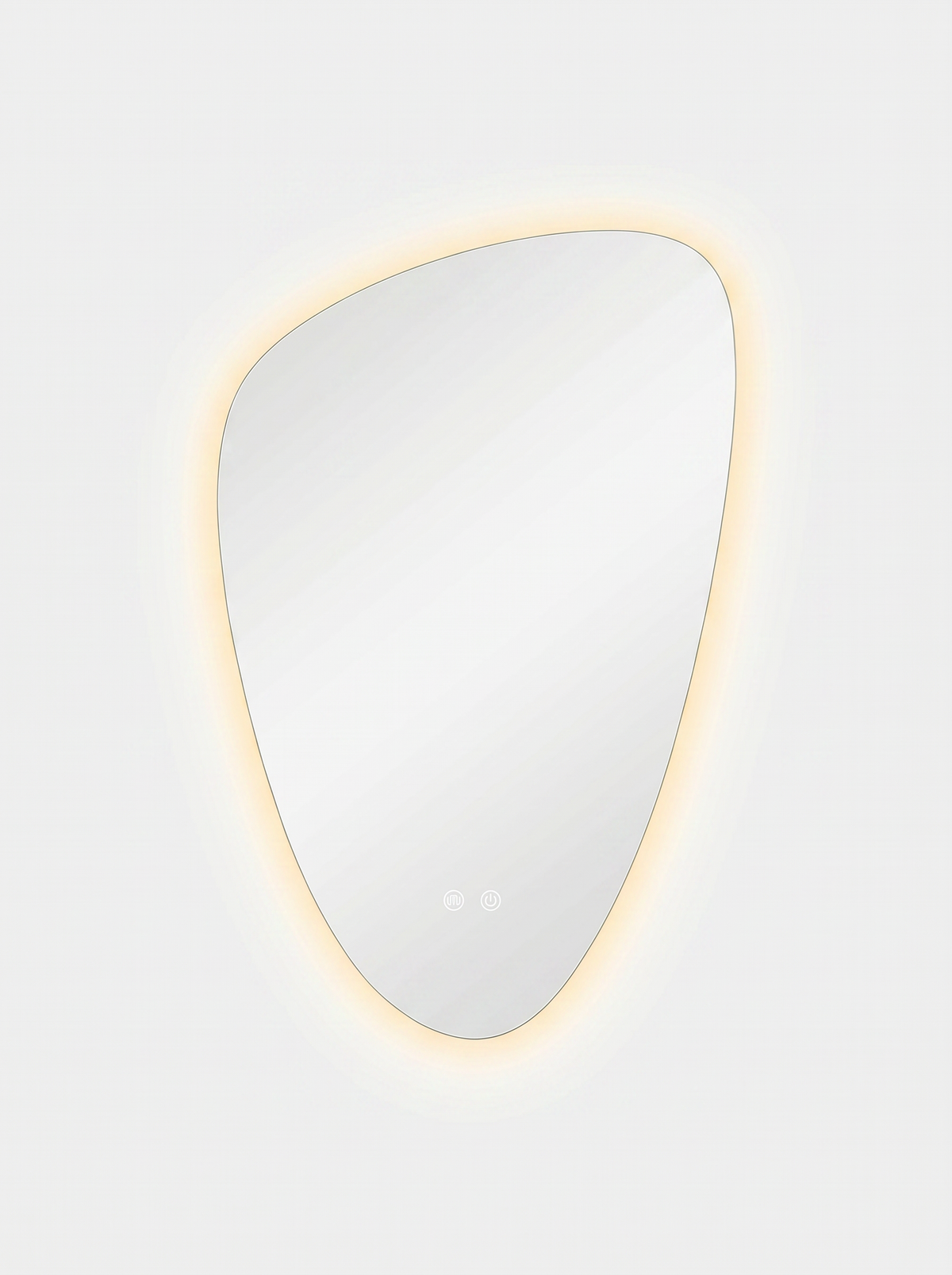 Asymmetrical LED bathroom mirror Adrian