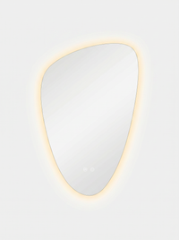 Asymmetrical LED bathroom mirror Adrian
