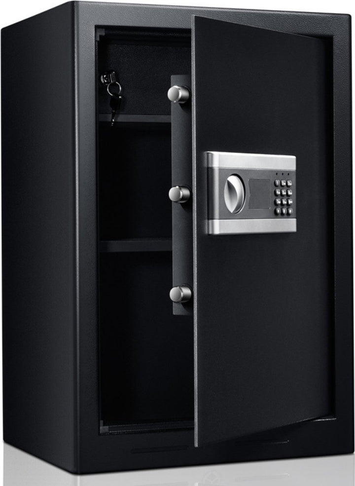 Buxibo - Fireproof Villa Safe - Safety Safe - Safe - With Digital Code Lock & Key - Metal - Black