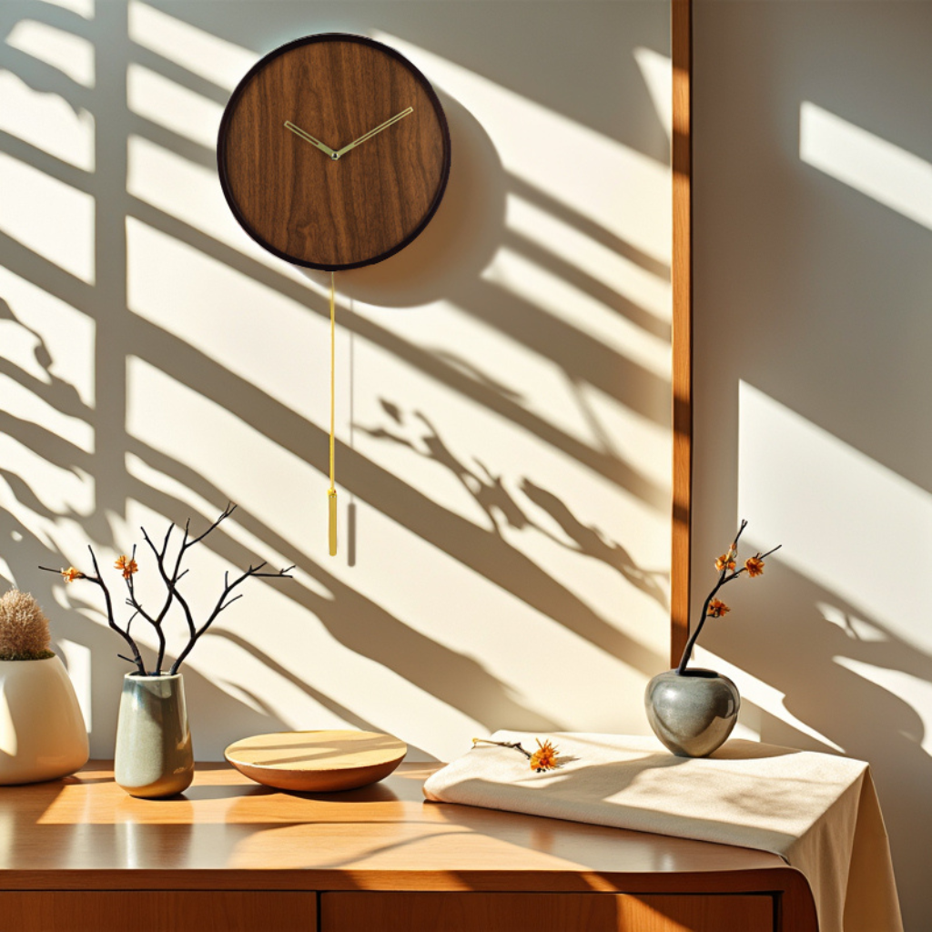 Stockholm pendulum wall clock Ø30cm