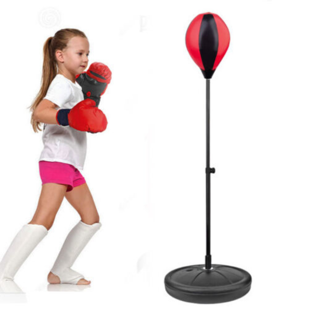 Punchingball für Kinder mit Boxhandschuhen