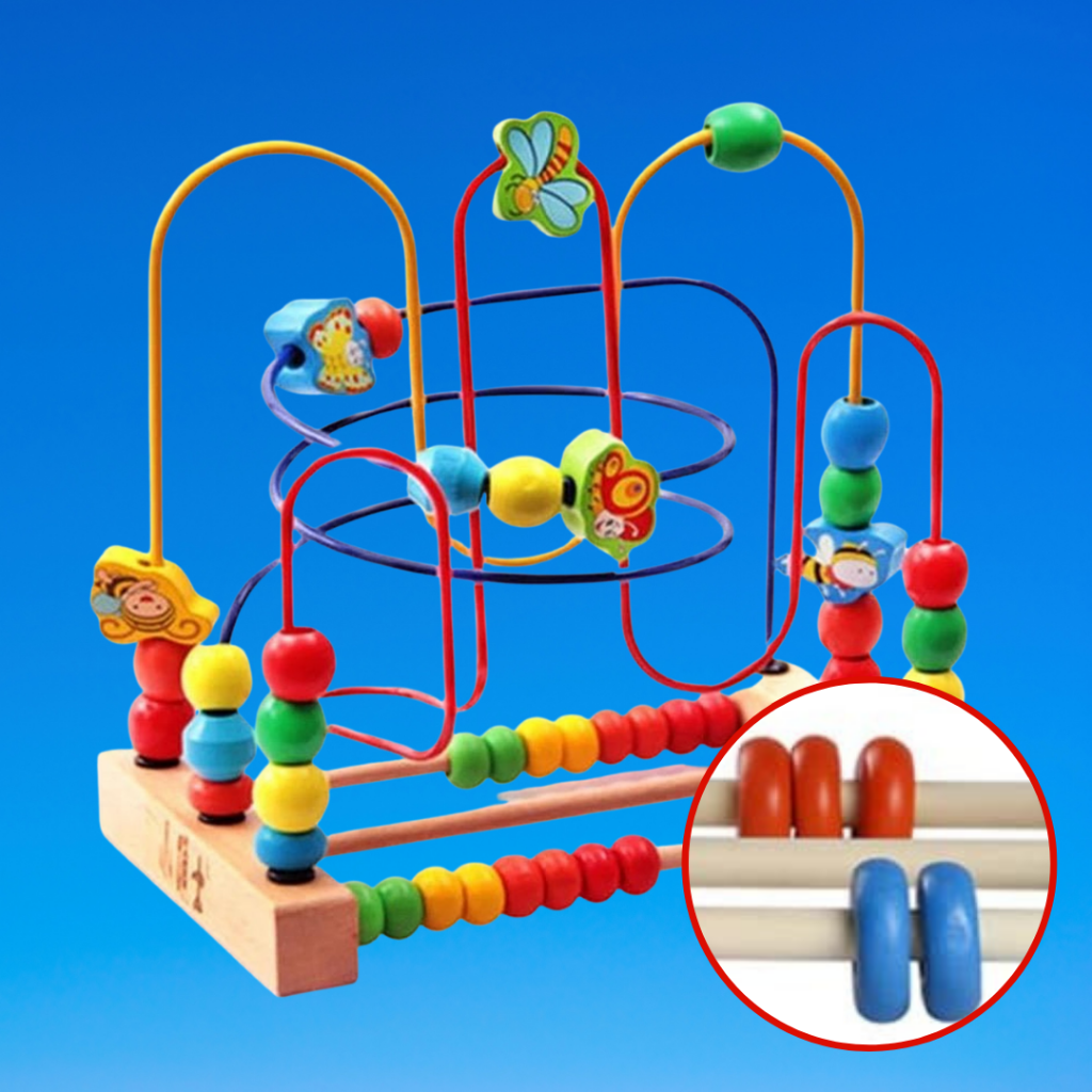 Wooden Abacus - Educational Toy Calculation Rack