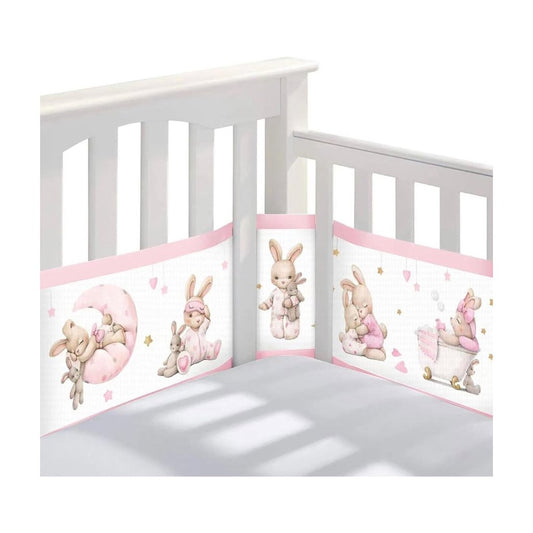 Baby bed bumper, set of 2