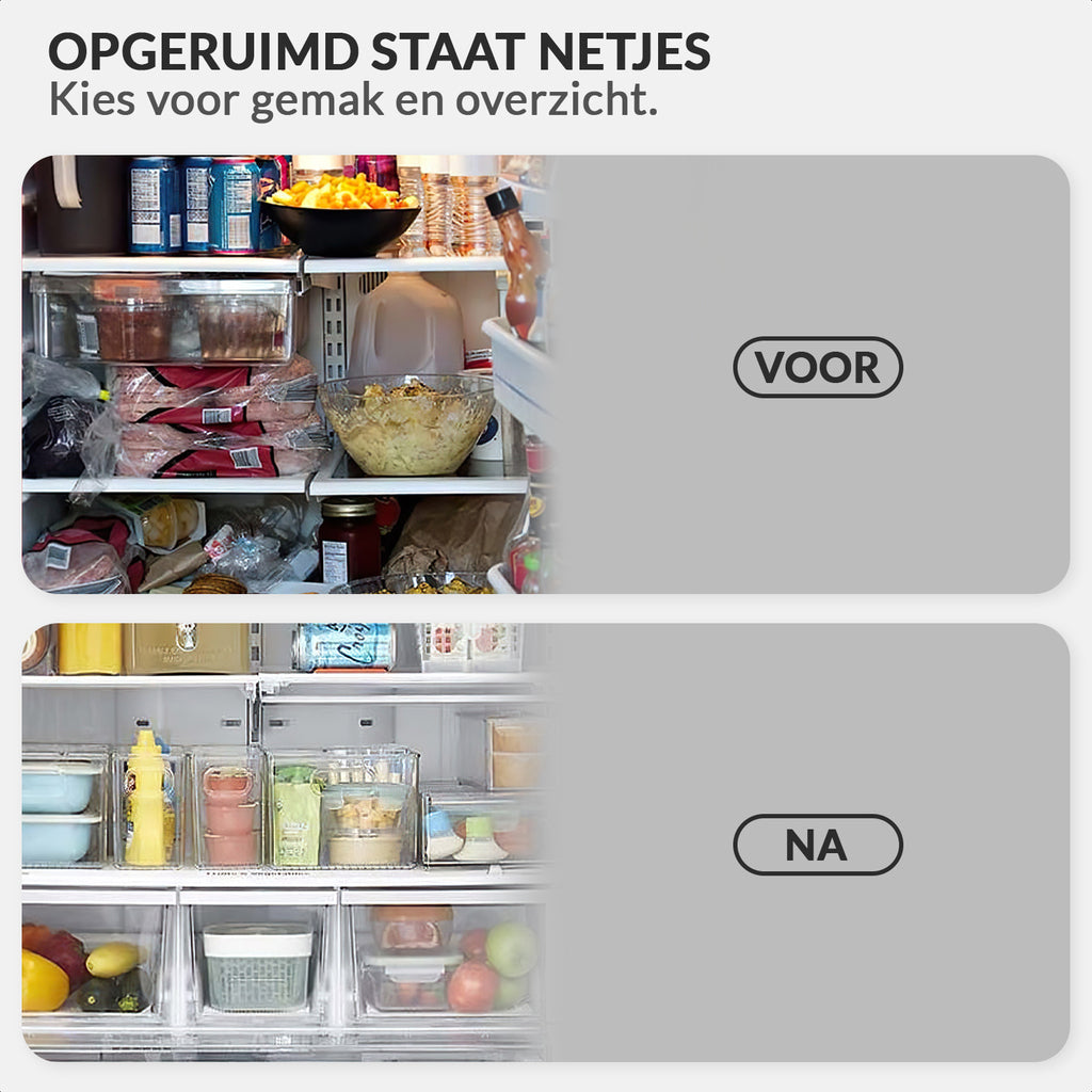 Stackable organizer bins set of 4