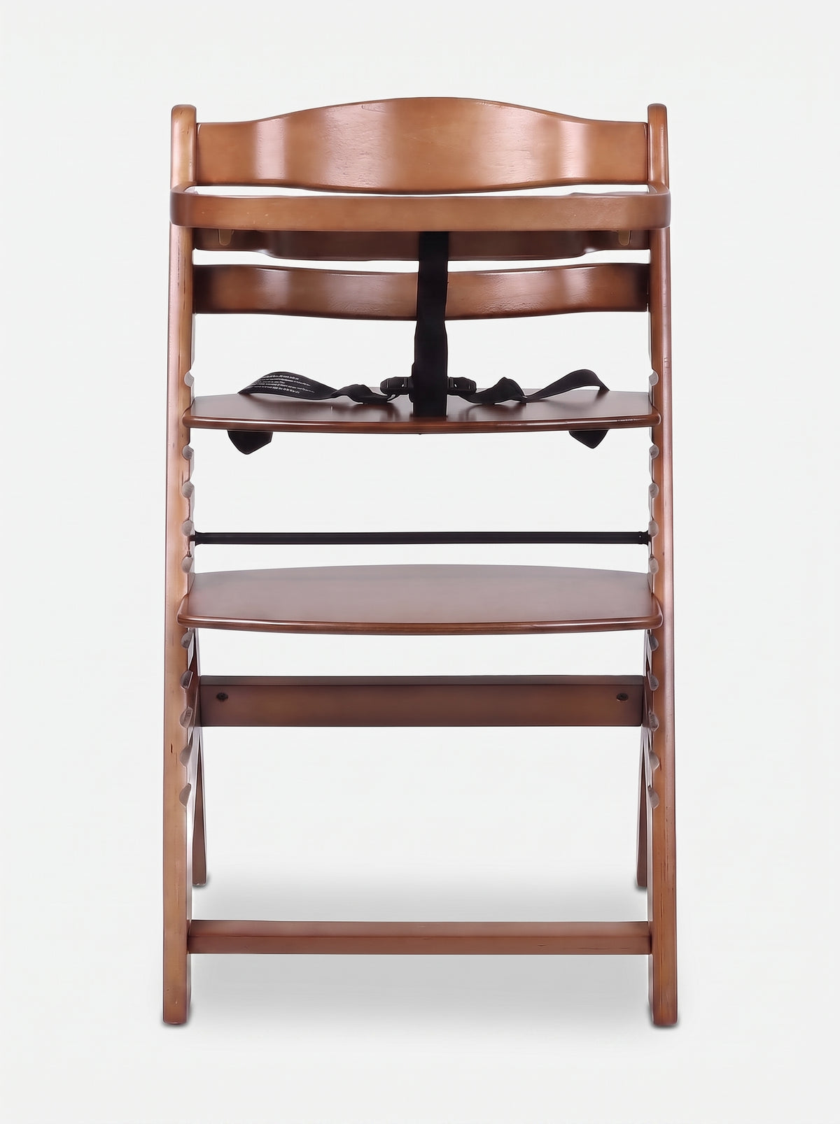 Chaise haute réglable avec plateau et coussin