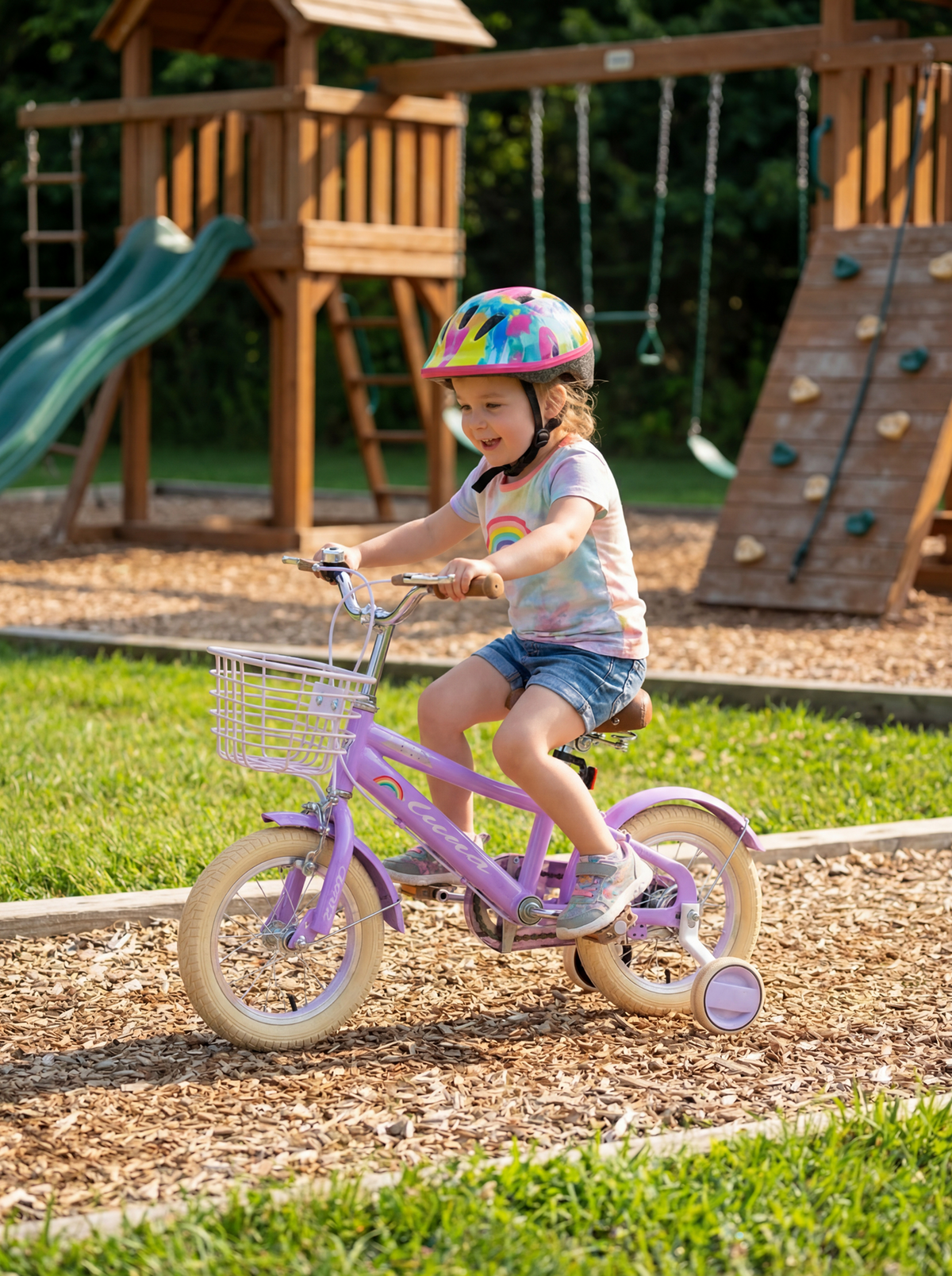 Vélo pour enfants pour filles Luna 12 pouces