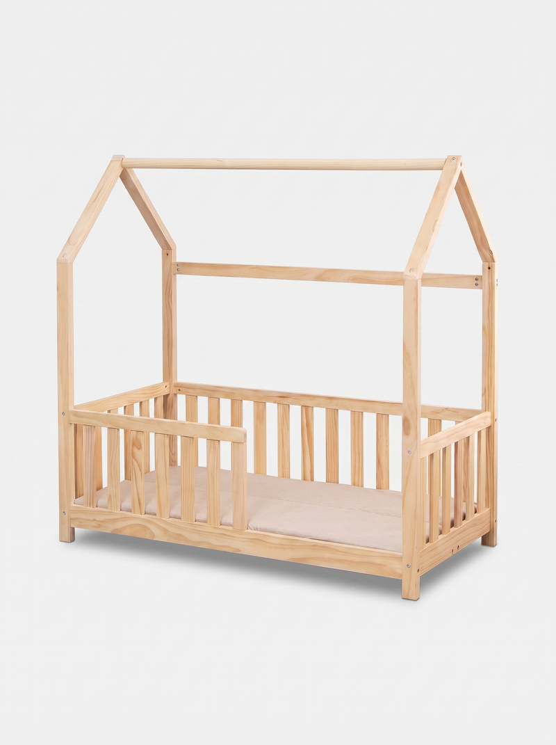 Kinderhausbett mit Matratze inklusive