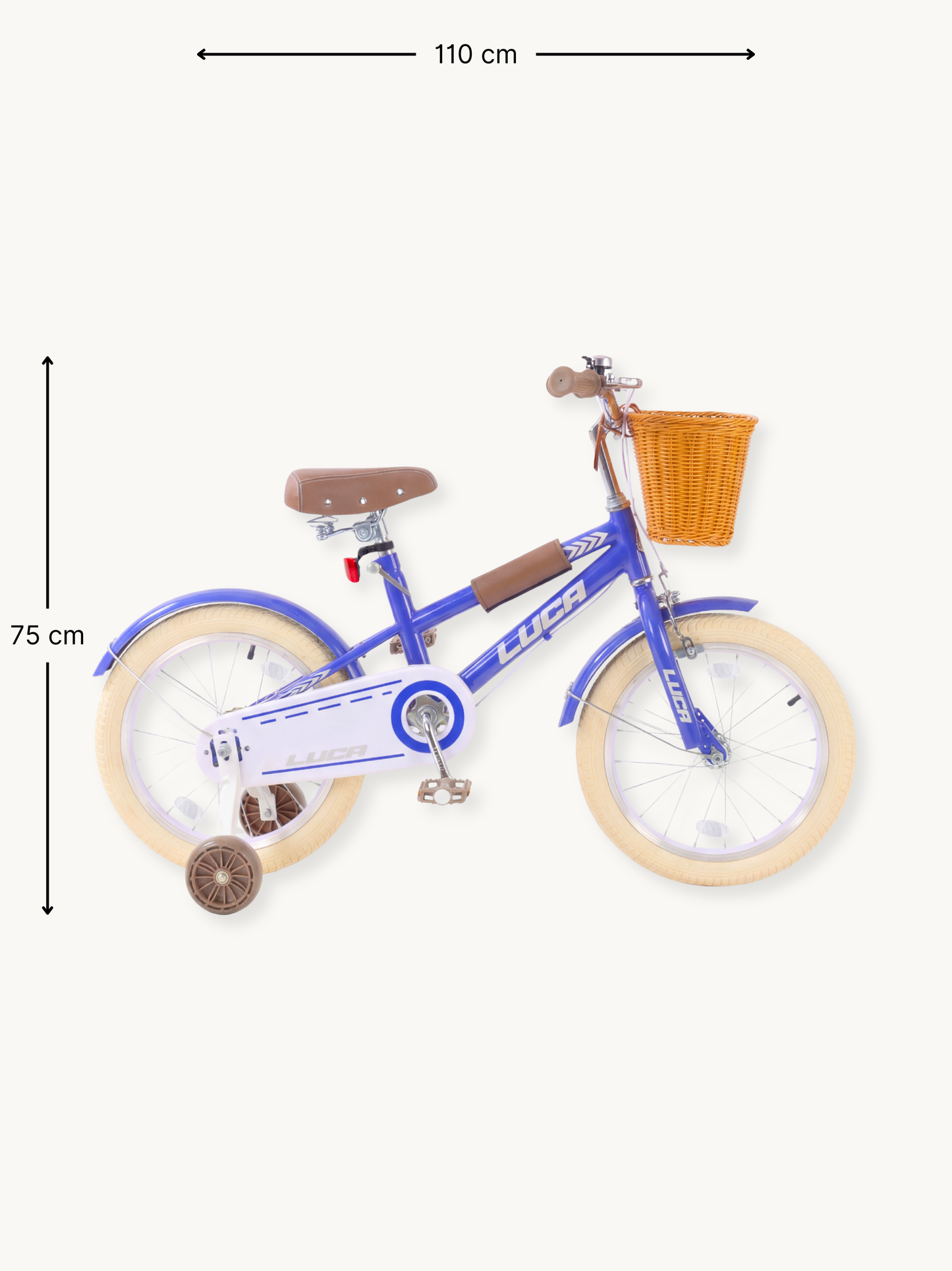 Børnecykel til drenge Luca 16-tommer