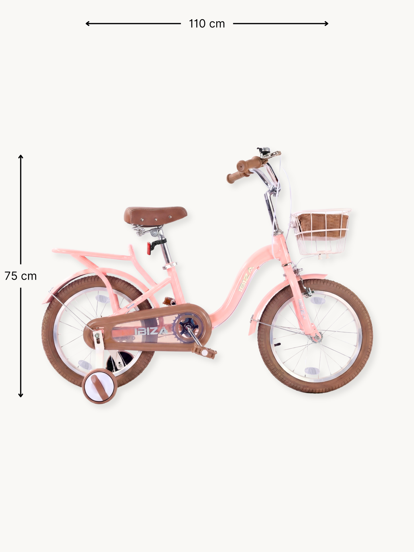 Børnecykel til piger Ibiza 16-tommer