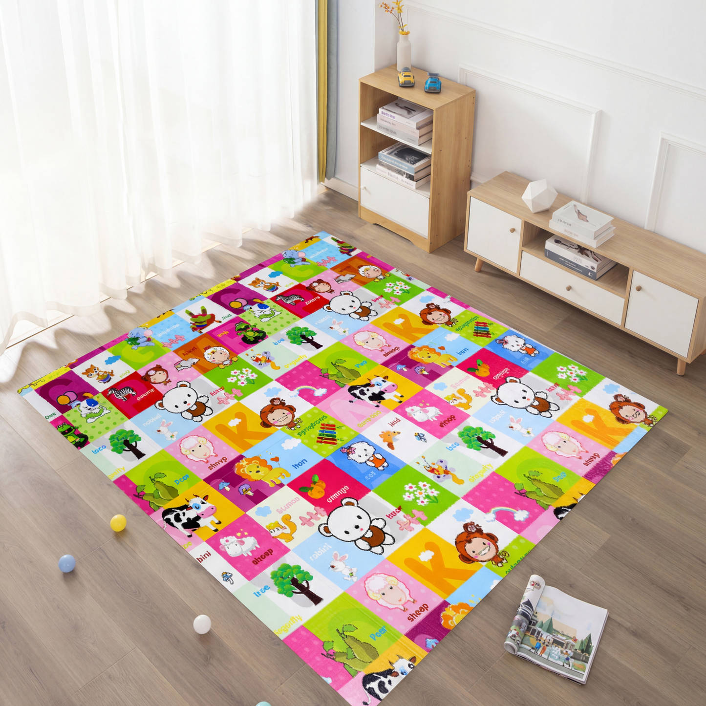 Double-sided XPE foam play mat XPE-009