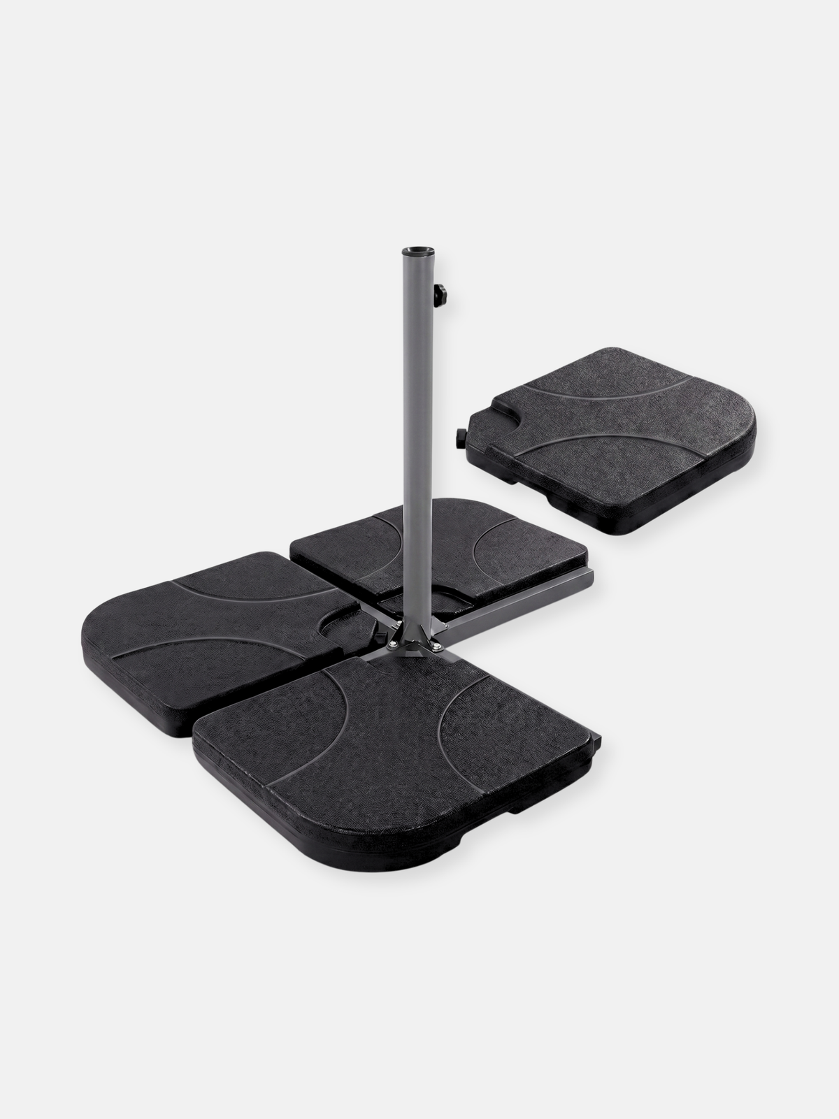 Vulbare parasolvoet 4-delige set