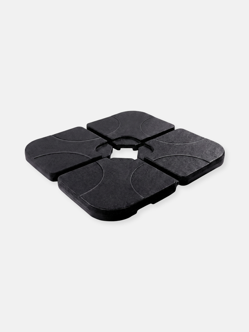 Vulbare parasolvoet 4-delige set