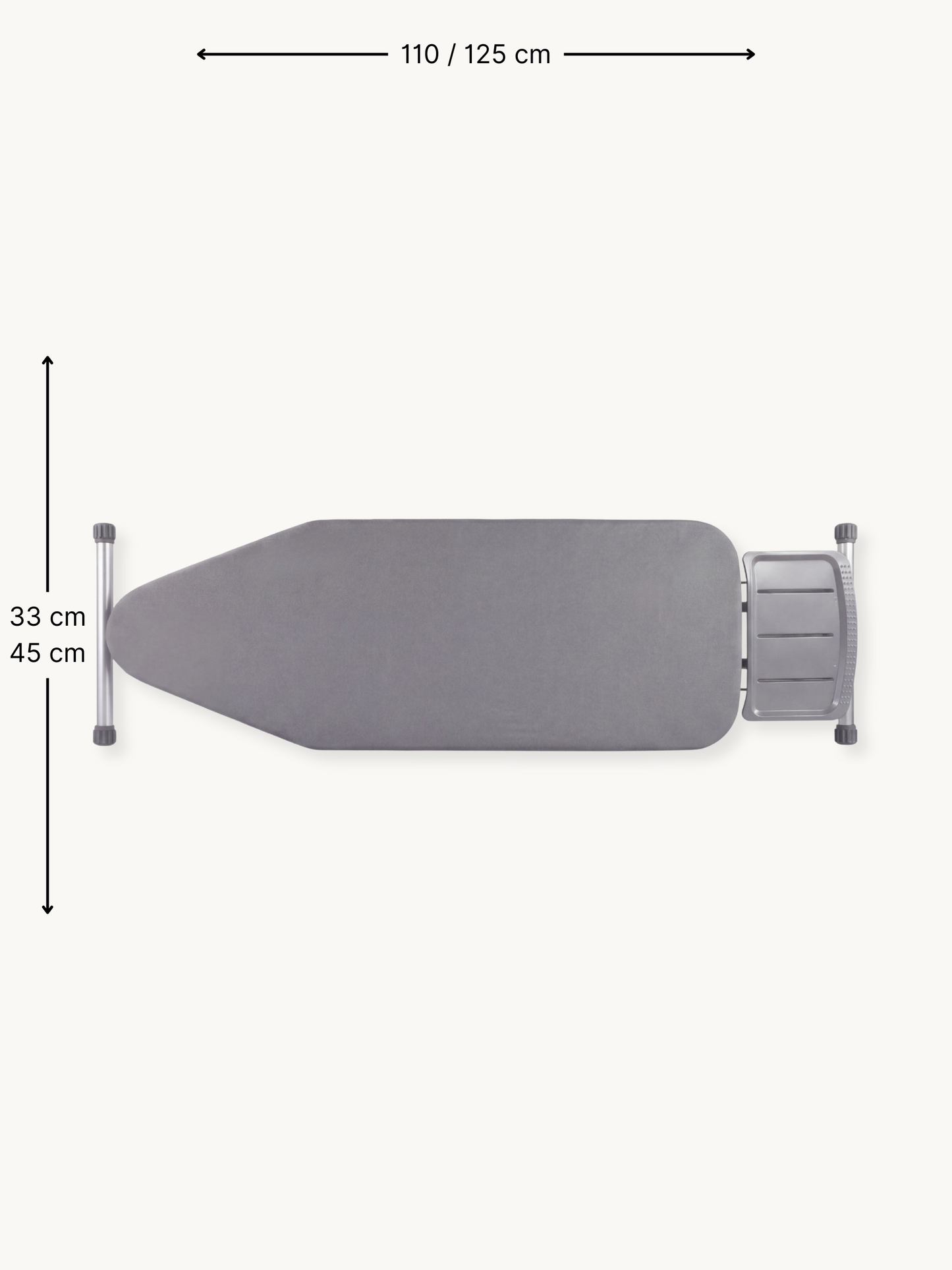 Žehlicí prkno s držákem na parní jednotku