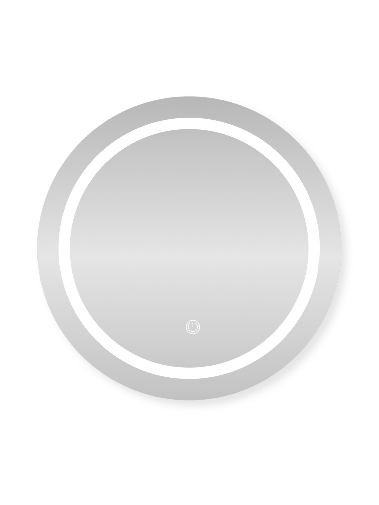 Round mirror cabinet Callan with LED lighting