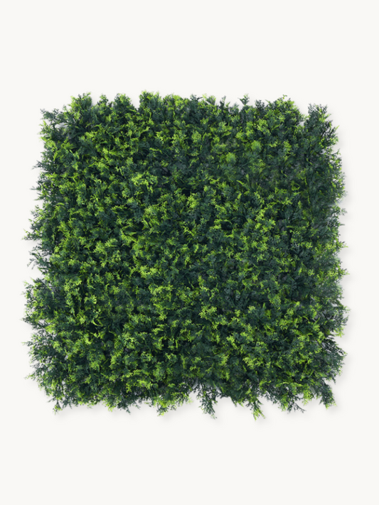 Set of 4 artificial wall panels Olive