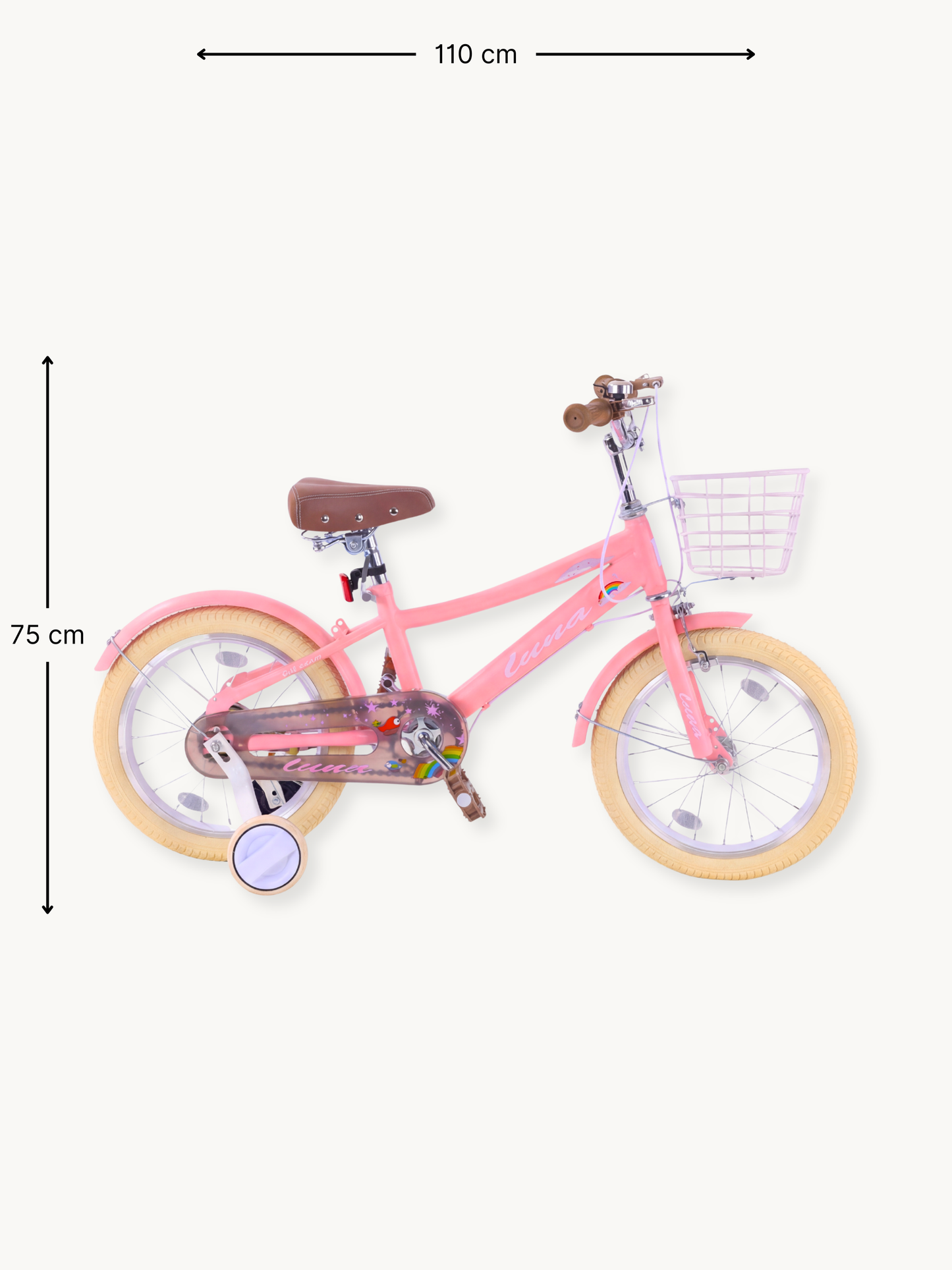 Børnecykel til piger Luna 16-tommer